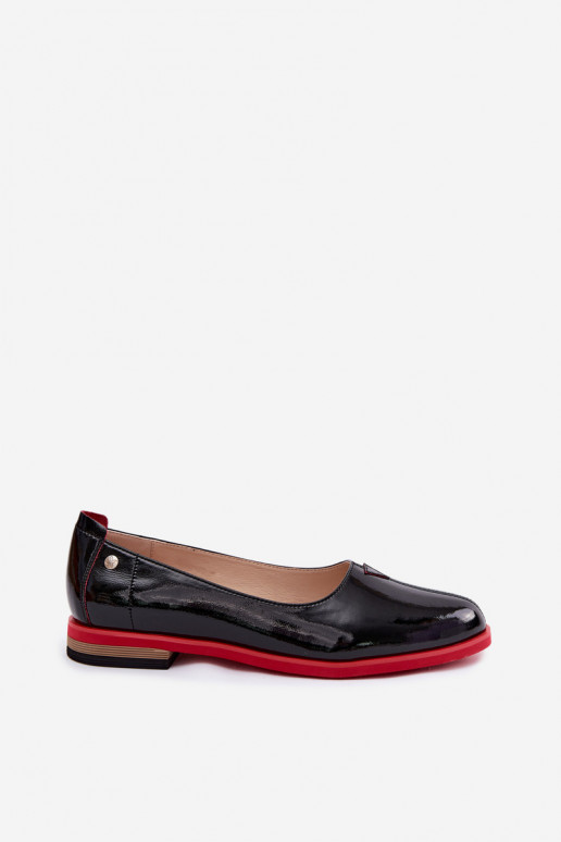Gelakte ballerina's Tai turiciejka K7463-01 zwart