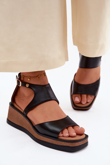 Platform sandalen Tai turiciejka K7471-01 zwart