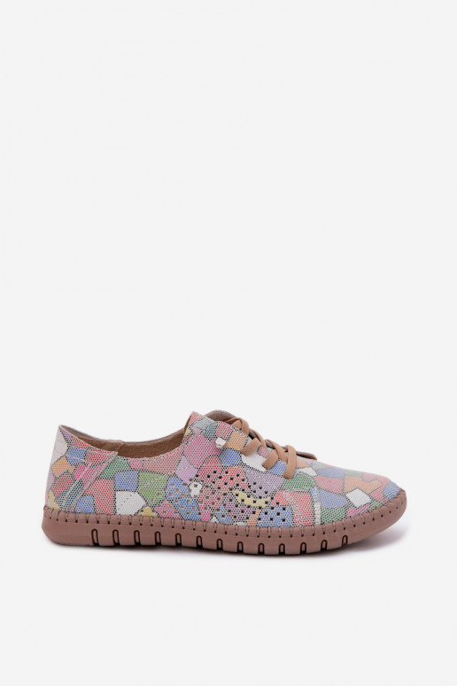 Patroon schoenen met uitsnijdingen van faux suede in verschillende kleuren Belessa