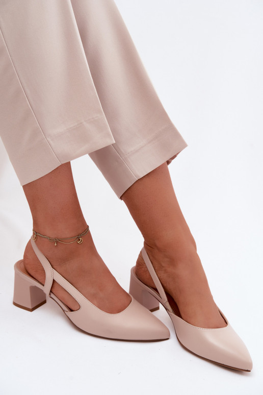 Dames sandalen met hakken Sergio Leone SK472 KremoIny roze