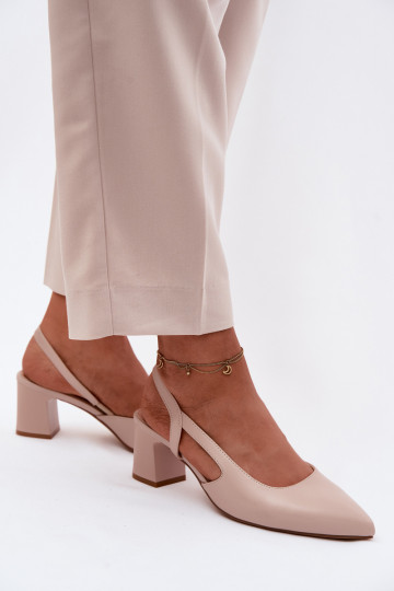 Dames sandalen met hakken Sergio Leone SK472 KremoIny roze 2