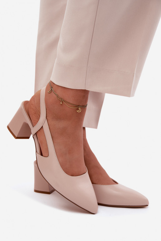 Dames sandalen met hakken Sergio Leone SK472 KremoIny roze