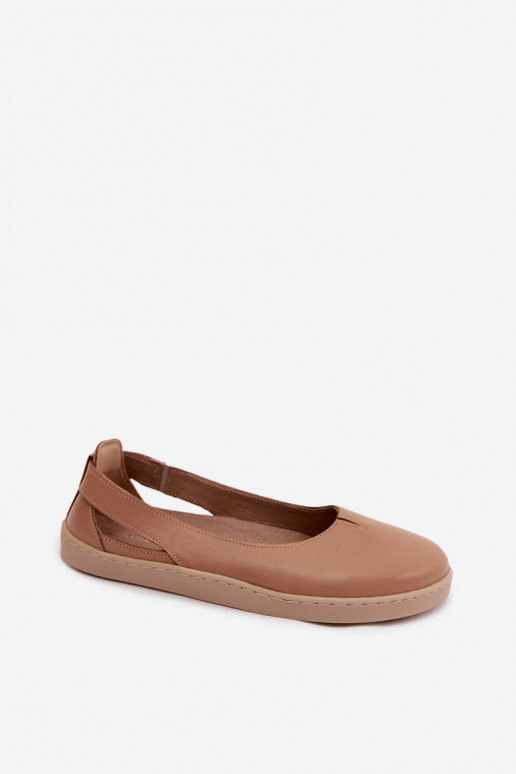 Ballerinas Barefoot Zazoo 10217 kleur cappuccino