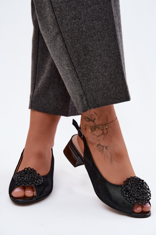 Dames sandalen Dames Op Klok met ornamenten D&A CR61-3030 zInart