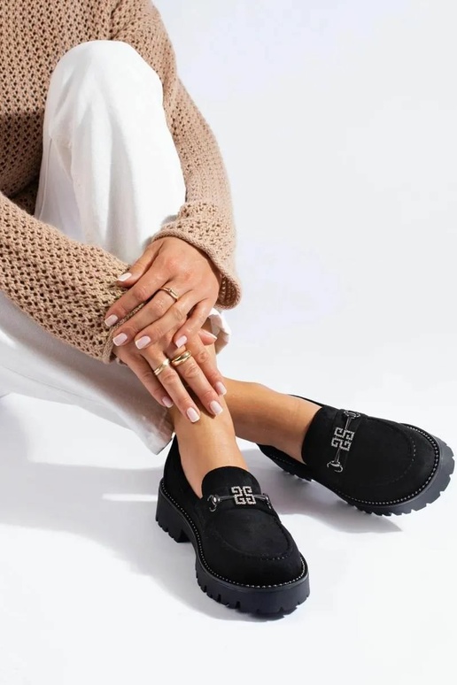 Mocassins met massieve hak Shelovet...