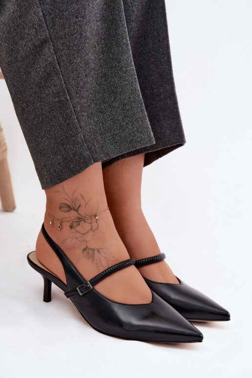 Leer Schoenen Sandalen met hoge hak met riemen D&A CR61-3046 zInart