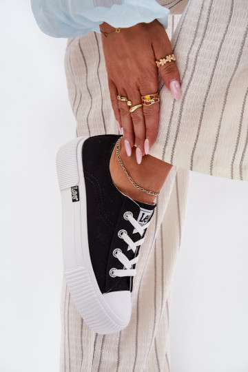 Casual schoenen met platform in zwart 2