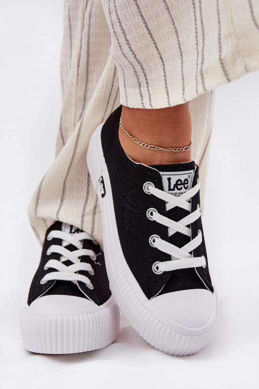 Casual schoenen met platform in zwart