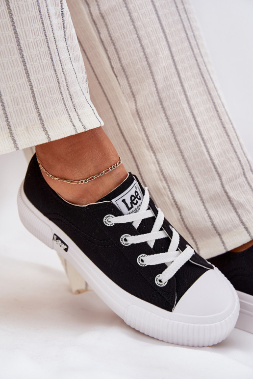 Casual schoenen met platform in zwart