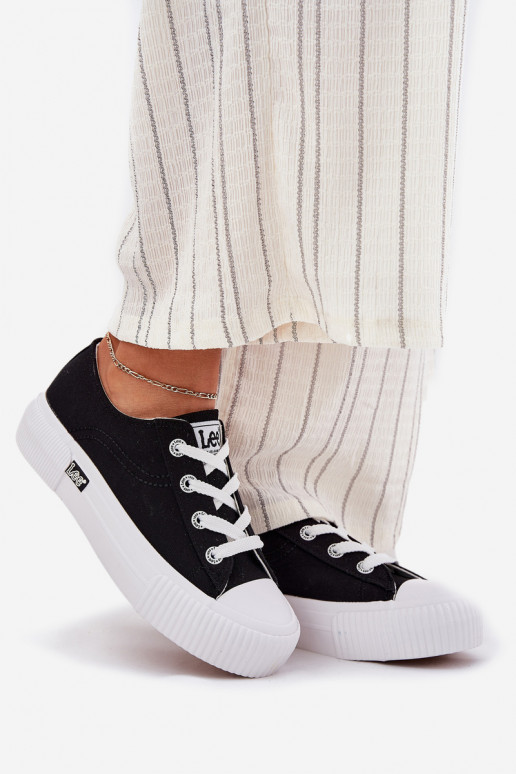 Casual schoenen met platform in zwart