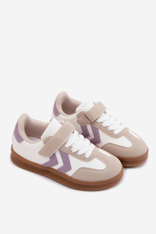 Kinder sneakers in wit Meressa