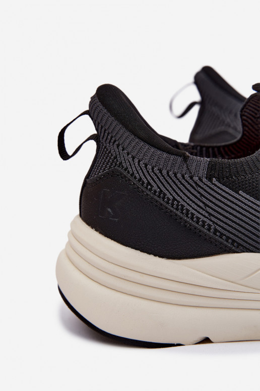 sportschoenen voor mannen materiaal Sneakers model schoenen Persistent model met platform Kobbo 102421 zInart