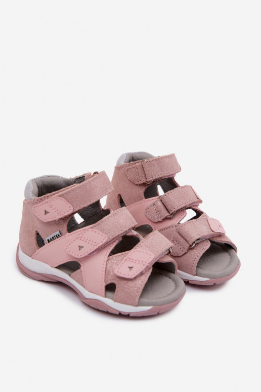 Dames sandalen voor kinderen Glitters Bartek 84405-85 roze