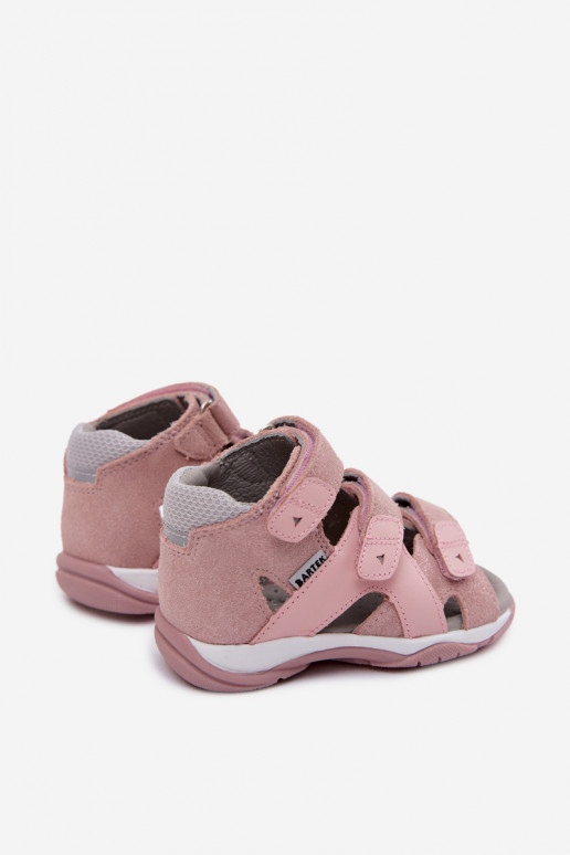 Bartek 84405-85 glanzende sandalen voor meisjes in roze