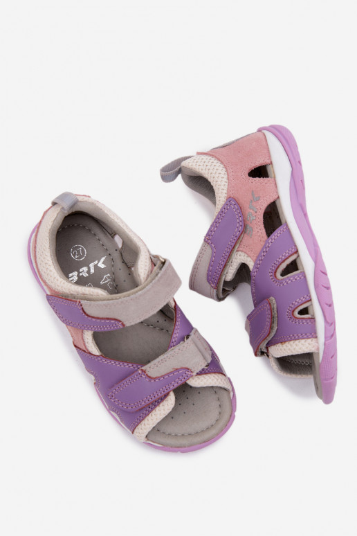 sandalen voor kinderen Leer Bartek 84413-85 Paars
