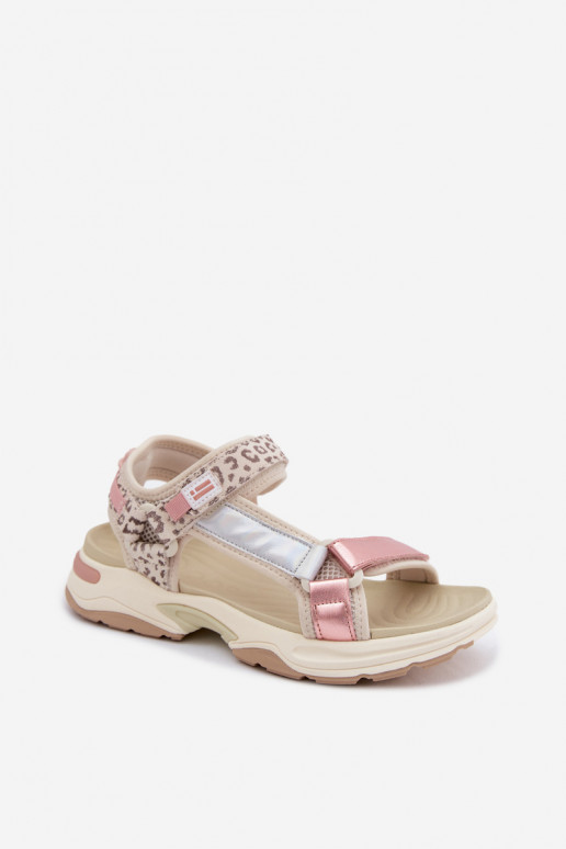 Dames sandalen Leer D.Franklin DFSH406006 roze