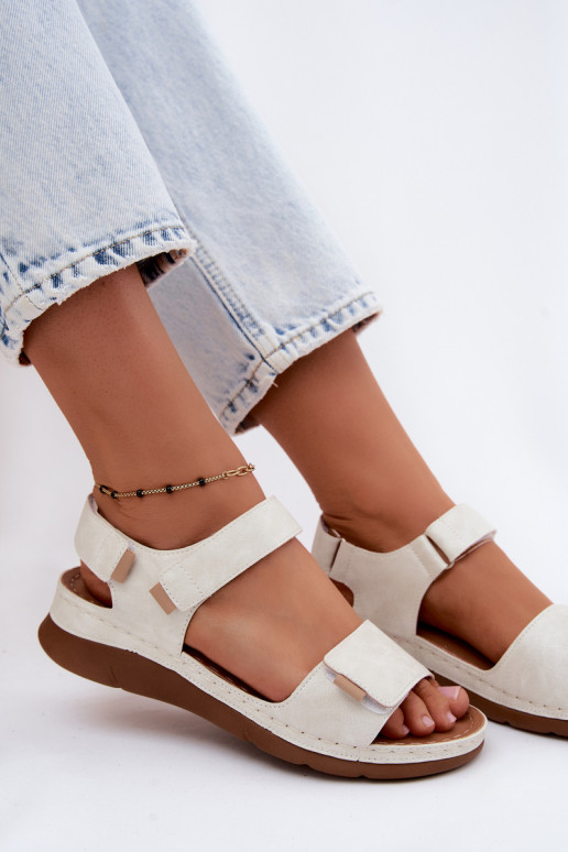 Dames sandalen met platform Initte kleur Linora