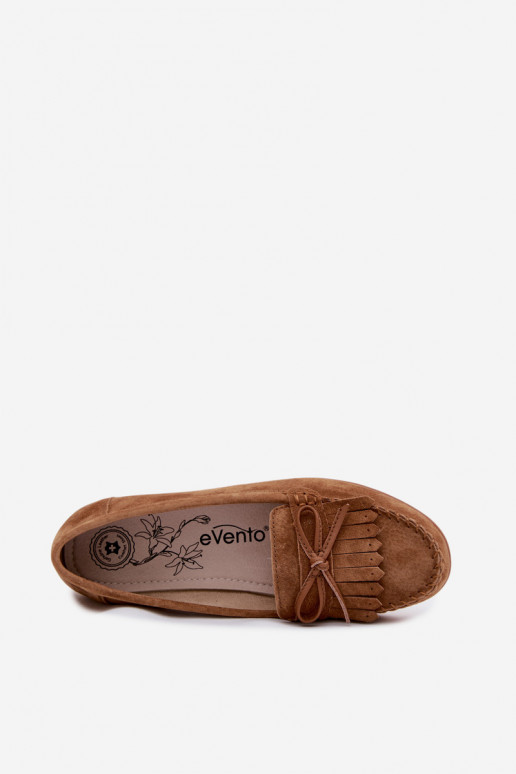 dames mocassinsOpturalnego van suèdeu bruine kleur Vantae