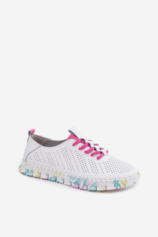 Leer schoenen Dames met veters Initte kleur Cadiz