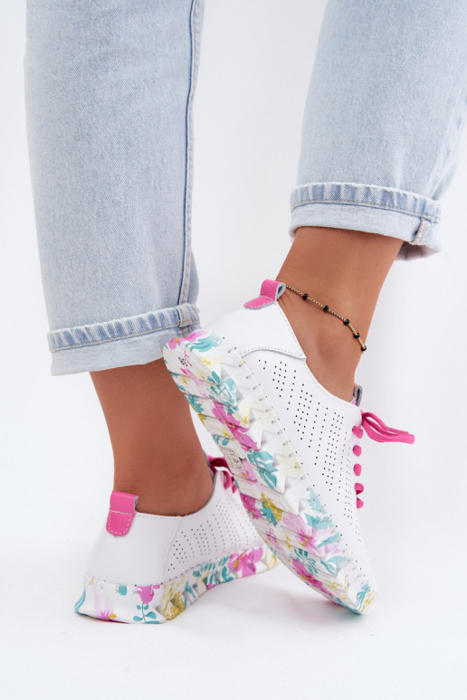 Leer schoenen Dames met veters Initte kleur Cadiz