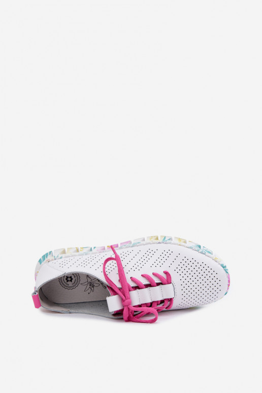 Leer schoenen Dames met veters Initte kleur Cadiz