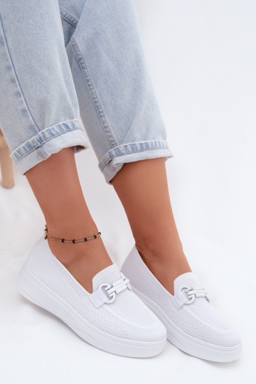 materiaal schoenen Dames met platform met ornamenten Initte kleur Freshy