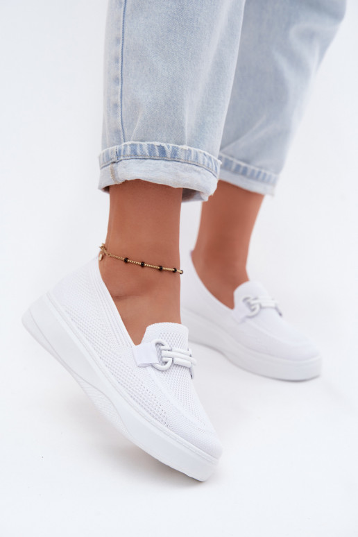 materiaal schoenen Dames met platform met ornamenten Initte kleur Freshy