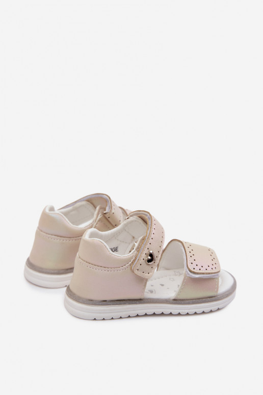 Kindersandalen voor kinderen beige Lemony
