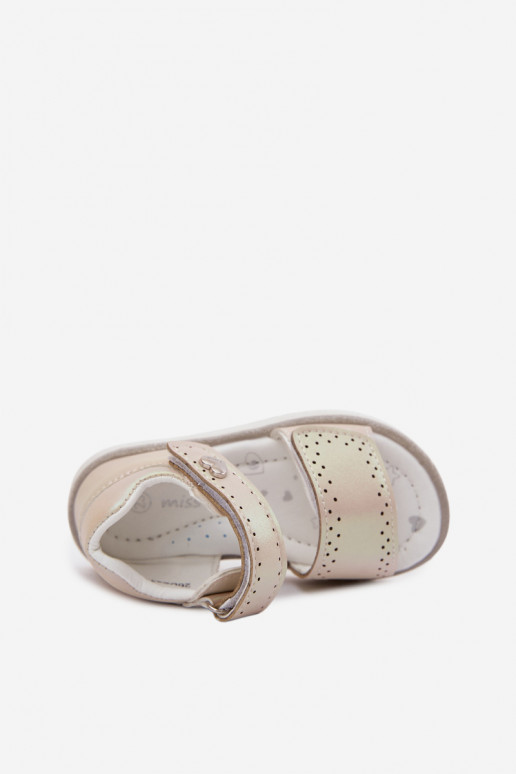 Kindersandalen voor kinderen beige Lemony