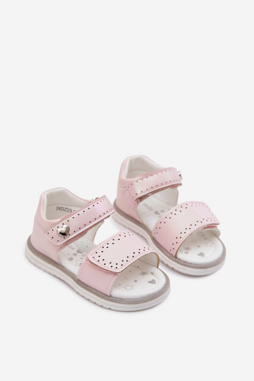 Kindersandalen in roze kleur Lemony