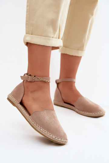 EspadrillesImitacji van suèdeu Vinceza 23-34594 beige 2