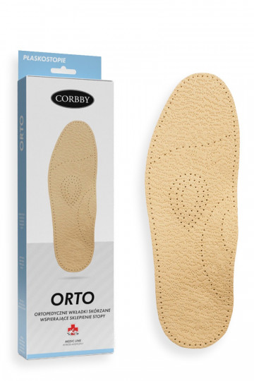 CORBBY ORTO orthopedische leren inlegzolen