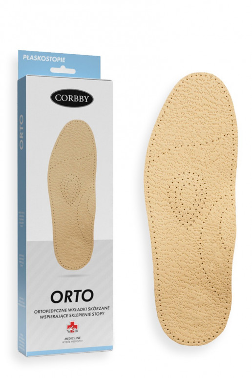 CORBBY ORTO orthopedische leren inlegzolen