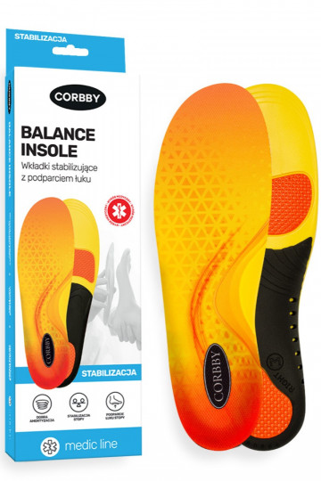 CORBBY BALANCE INSOLE Inzetstukken StabilizującePodparciem Łuku