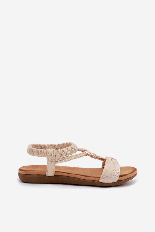 Sandalen voor dames Artiker 58C0628 gouden kleur