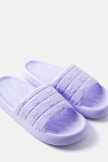 Paarse zwembadslippers Janina