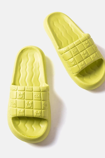 Groene zwembadslippers Janina