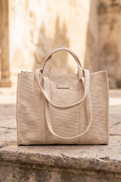 Shopper Big Star RR574073 ivoorkleurig