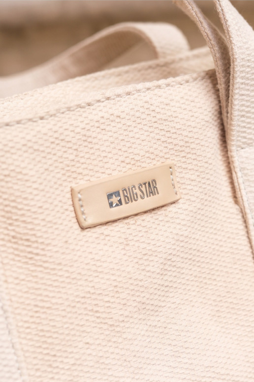 Shopper Big Star RR574073 ivoorkleurig