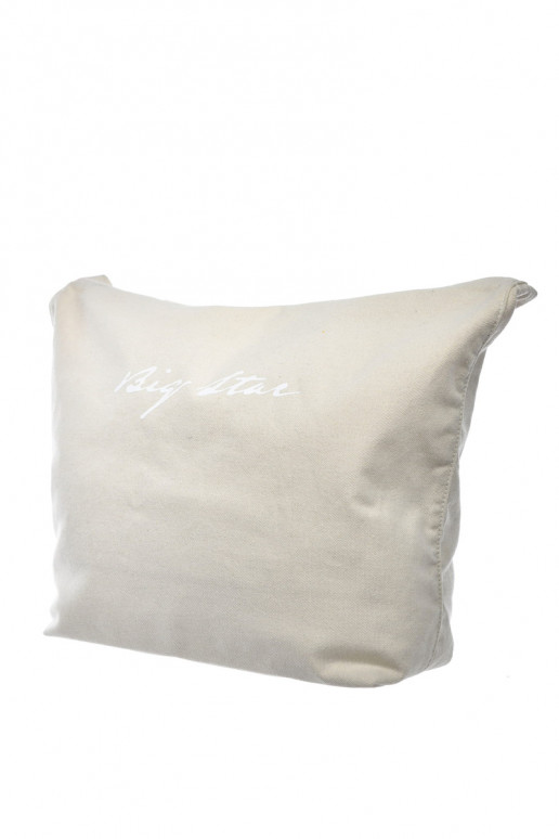 Stoffen handtas/shopper Big Star RR574237 helder zandkleurig
