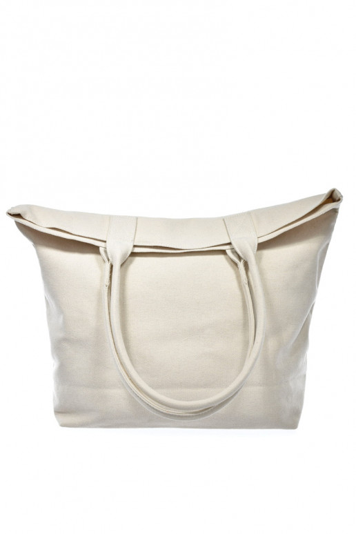 Stoffen handtas/shopper Big Star RR574237 helder zandkleurig