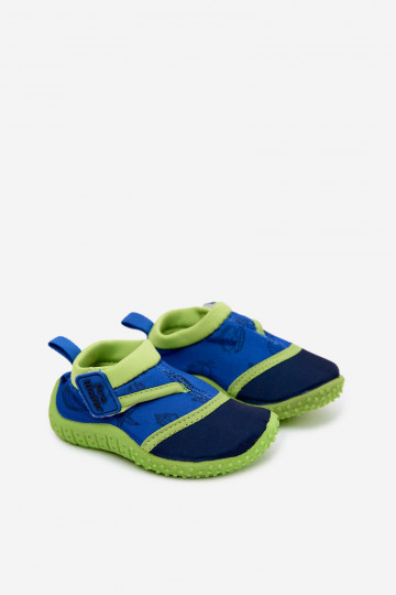 Groene kinderschoenen met plakkende sluitingen PROINATER PRO-26-48-100B
