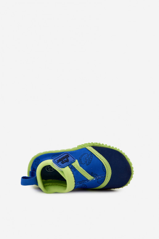 Groene kinderschoenen met plakkende sluitingen PROINATER PRO-26-48-100B