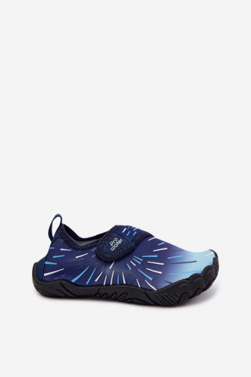 Donkerblauwe kinderschoenen met plakkende sluitingen PROINATER PRO-26-48-102K 2