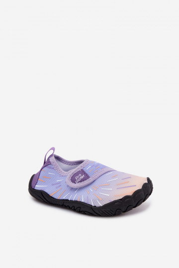 Paarse kinderschoenen met plakkende sluitingen PROINATER PRO-26-48-103K