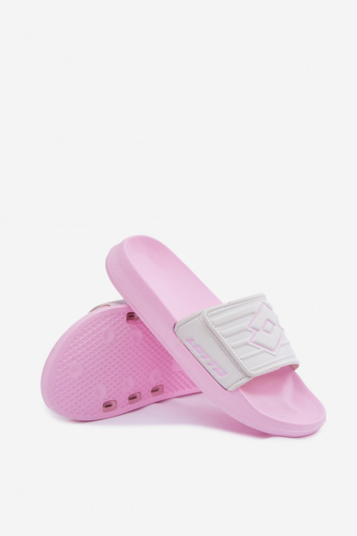 Roze-witte dames slippers LOTTO FLYDE 2400941U-4110