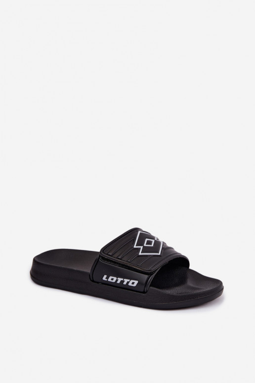 Zwarte unisex slippers LOTTO FLYDE 2400940U-1110