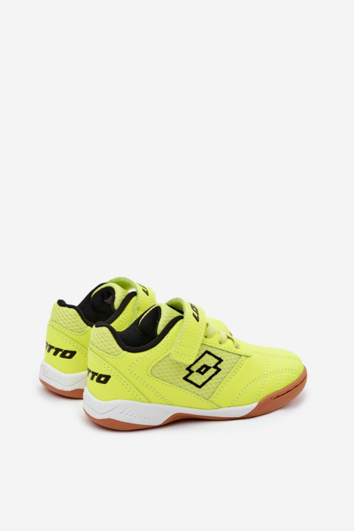 Neongele kindersportschoenen LOTTO INHIZZER 2600120K