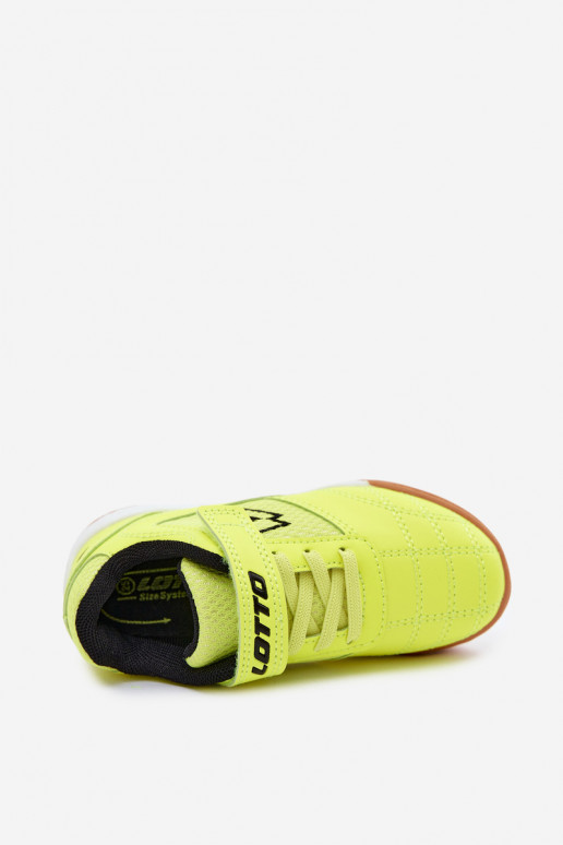 Neongele kindersportschoenen LOTTO INHIZZER 2600120K