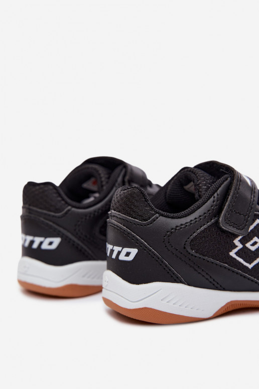 Zwarte kindersportschoenen LOTTO INHIZZER 2600120K